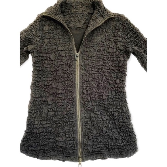 Sno Skins Black Textured 2 Way Zip Up Jacket, Size Small* (Please see below) - Picture 5 of 10